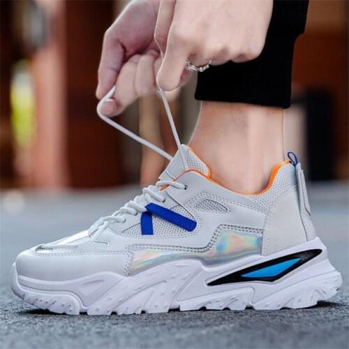 Men Sneakers Casual Mens Shoes Breathable Trainers Fashions Mesh Sneaker Basket Tenis Hombre Breathable Shoes for Men 39-44