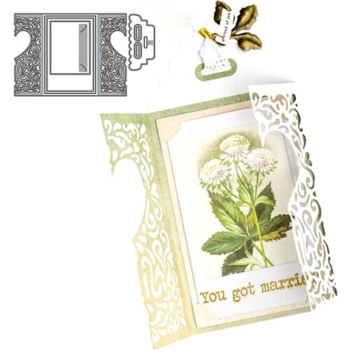 Invitation Card Cutting Dies Stamp Dies Scrapbooking Mold Cut Childrens Handmade Tools DIY Craft Decoration Metal Dies New 2021