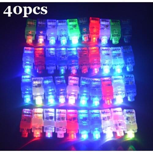 LED Glow in the Dark Party Supplies Glow Bracelet Finger Lights Fingers Torch Birthday Party Supplies