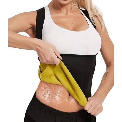 Body Shaper Sauna Slimming Vest for Women Waist Trainer Hot Sweat Suit Workout Shapewear Neoprene Shapers Thermal Shirt Corset