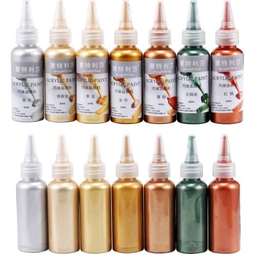 60ml Acrylic Paint Resin Pigment Waterproof Not Faded Pigment For Epoxy Resin Jewelry Making Handmade DIY Colorant Pigment