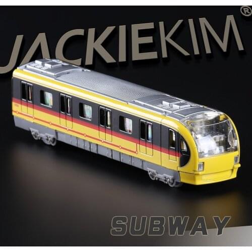 High Simulation Exquisite Collection Toys: Diyaduo Car Styling Subway Model 1:38 Alloy Train Model Fast&Fruious