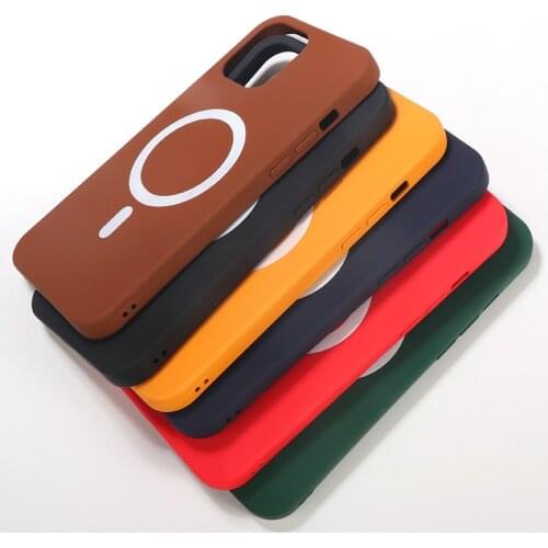 2021 Original Support Wireless Charging Phone Case For iPhone 12 Pro Max Mini for Magsafe Magnetic Case For iPhone 12 Cover