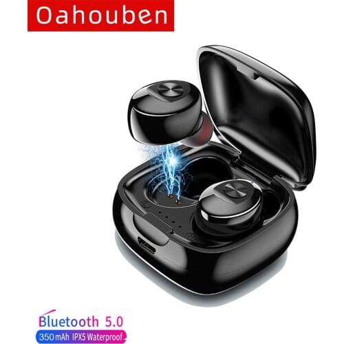 XG12 TWS wireless headphones Earphone HIFI Headset Stereo Bluetooth 5.0 Bass for oppo xiaomi with Mic gamer Gaming Waterproof
