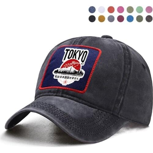 Tokyo I Don'T Speak Japanese Baseball Cap Trucker Dad Solid Hat Woman Man Gorras Boinas Sun Shade Snapback Hats Ponytail Caps