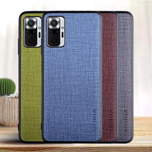 Case for Xiaomi Redmi Note 10 Pro 10s Cross pattern PU leather cover phone for Redmi Note 10 5G case funda coque capa Business