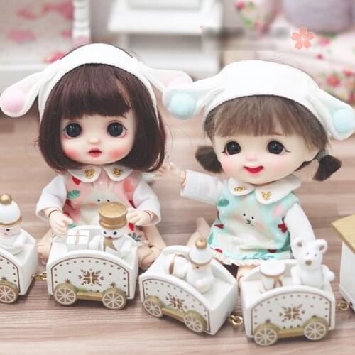 Ob11 baby Clothes Headwear+ white T-shirt + skirt + underwear GSC,Ob11,Molly obitsu 11 clothes,1/12 BJD Doll Clothes Accessories