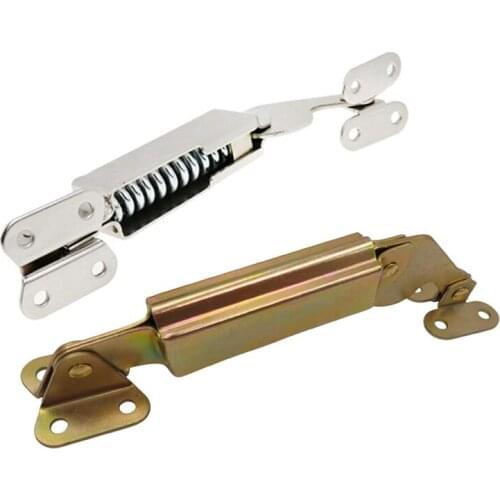 Short Arm Spring Curving Hand Double Ears Storage Stool Support Rod Box Cabinet Door Support Spring Hinge