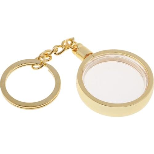 Coin Holder Keychain 30mm Keepsake Commemorative Coin Keyring