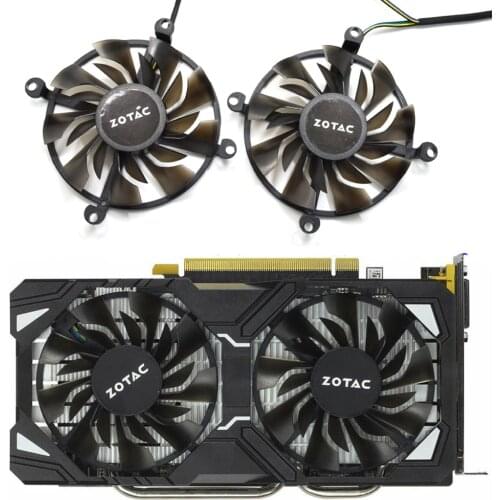 85mm 4Pin Cooling Fan Sleeve Bearing For Zotac GTX1060 HA GeForce GTX 1060 6GD5 GTX960 4GD5 Video Graphics Card Cooler Fans