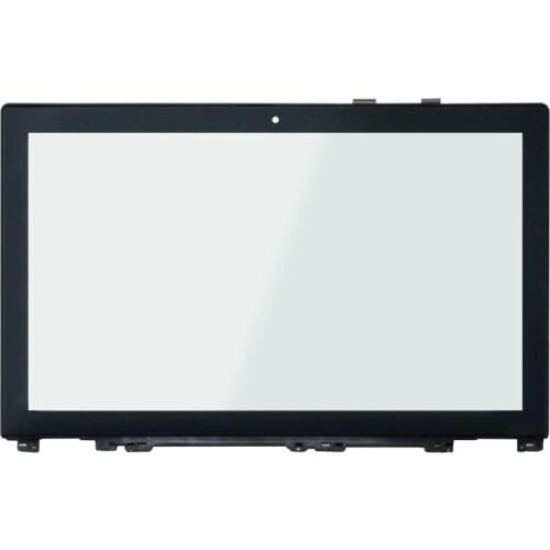 With Frame) Original 15.6" For Lenovo IdeaPad U530 Touch Screen Glass Digitizer Replacement