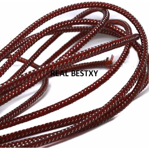 REAL BESTXY 1m/lot 6mm round fish steel wire cord steel wire strands stainless steel cords for bracelets making jewelry diy cord