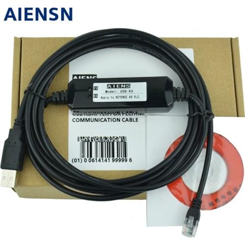 Compatible with KEYENCE PLC programming cable download data cable USB-KV