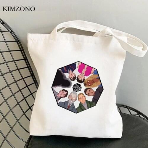 The Umbrella Academy shopping bag bolso grocery handbag reusable eco canvas bag tote jute woven sac cabas sac tissu