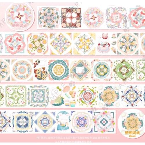 1 Loop Special Oil 6cmx150cm Pangstudio Cute Bear Home Washi Tape