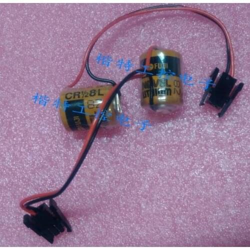 2PCS Original Japan CR1/2-8.L CR1/2-6.L 3V industrial equipment Battery with line CR1/2 8L