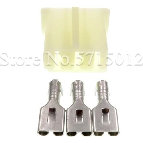 3 Hole 893 906 231 Automotive Electrical Harness Connector 893906231 For VW Cable Socket