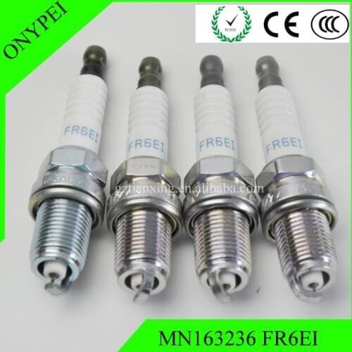 4-6PCS FR6EI MN163236 Iridium Spark Plugs For MITSUBISHI OUTLANDER II LANCER SPORTBACK Eclipse Endeavor Galant New