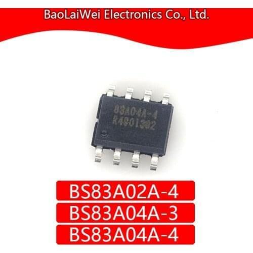 200pcs BS83A02A-4 BS83A04A-3 BS83A04A-4 6SOT23 8SOP 10MSOP IC chip Electronic Components Integrated Circuits Touch Key Flash MCU