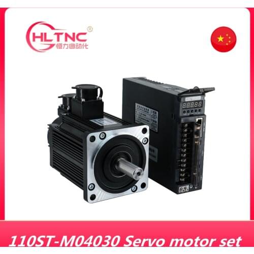 750w AC Servo Motor Kit 2.39Nm 220v 3000r/min NEMA32 80mm 80ST-M02430 for Material Conveying Machine