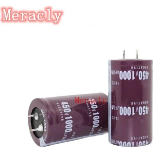 2PCS-12PCS Aluminum electrolytic capacitor 20% 1000UF 450V 35X50 best quality High frequency and low resistance