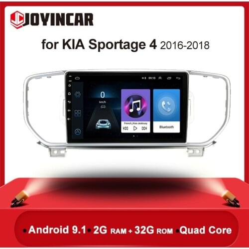 For Kia Sportage 4 2016 2017 2018 2 Din Android 9.1 Car Radio Stereo GPS Navigation Audio Player 9" Car Multimedia Video Player