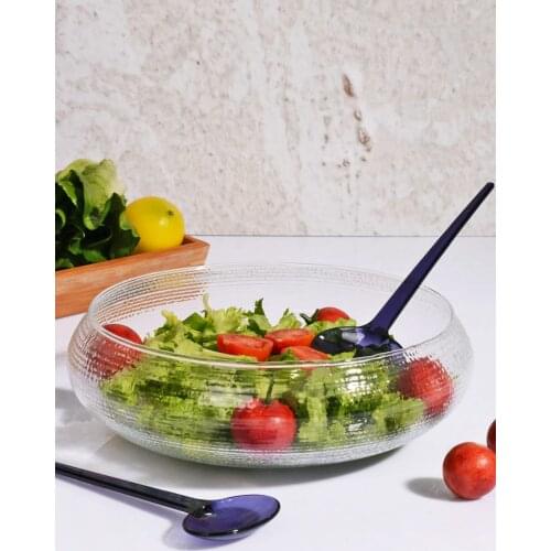 Sampurchase Large Glass Salad Bowl