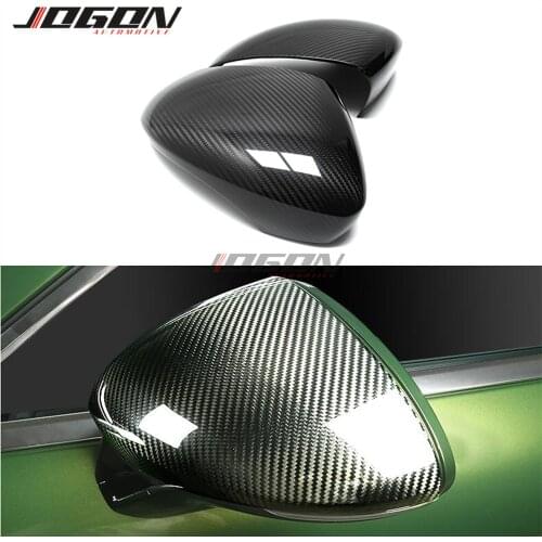 Glossy & Matte Carbon For Porsche Panamera 971 2017-2020 Car Styling Side Rearview Mirror Cover Cap Add On