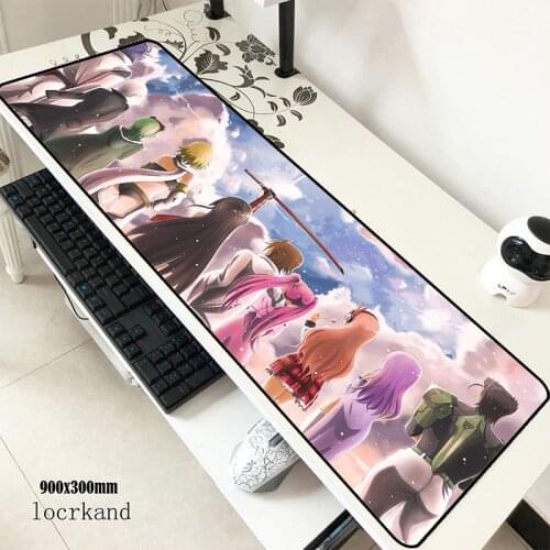Akame ga kill mats 900x300x3mm office gaming mouse pad big keyboard mousepad gadget notebook gamer accessories padmouse mat