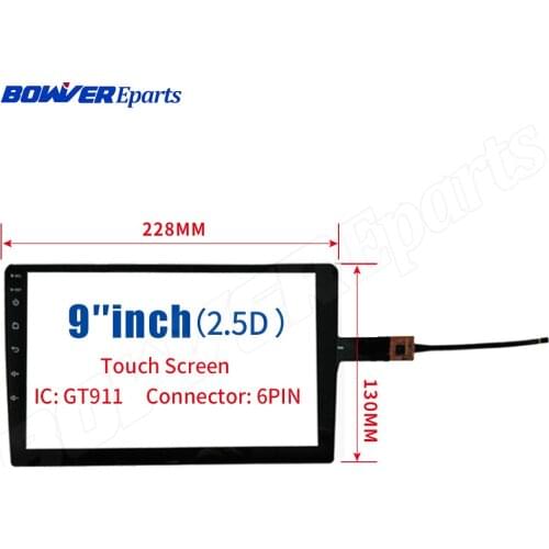 New touch screen panel for TEYES CC2 9 inch Car Radio Multimedia Video Player Navigation GPS Android 8.1 No 2din 2 din