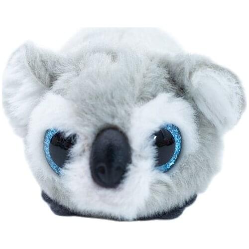 New 4''10CM Ty Beanie Boos Big Eyes Phone Wipe Grey Sloth Plush Dolls Collection Stuffed Toy Boy Girl Birthday Christmas Gift