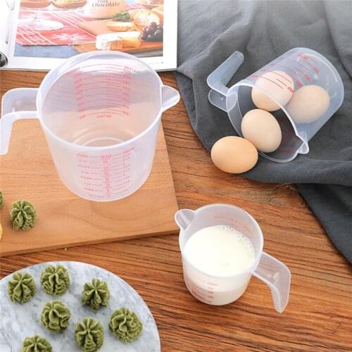 Plastic Measuring Cups Jug Pour Spout Surface Kitchen Tool Supplies Quality Cup with Graduated Quality Kitchen Measuring Jug