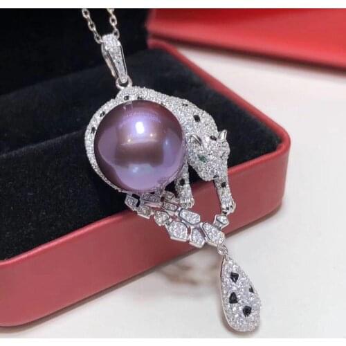D113 Fine Pearls Pendants Jewelry Natural Fresh Water Purple Pearl 11-12mm Pendants Necklaces for Women FIne Pearls Pendants