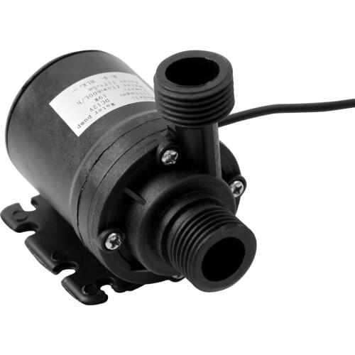 12V 5M 800L/H Portable Mini Brushless DC Motor Ultra-quiet Submersible Water Pump for Cooling System Fountains Heater