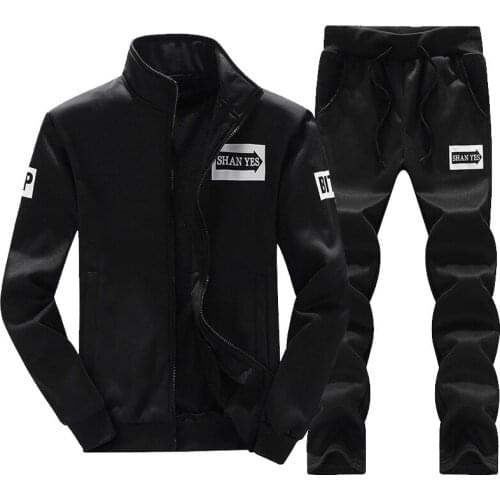2021 Casual Tracksuit Men Sets Brand Sportswear Streetwear Hoodies and Pants Two Piece Sets Autumn and Winter