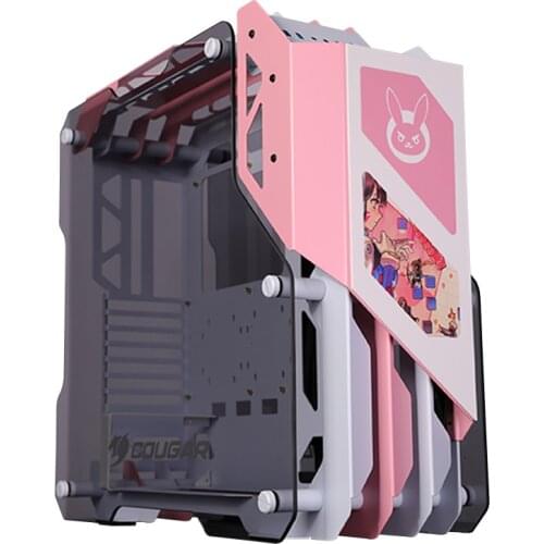 Jokes Zhongta Side Travel Tour Equipment Plate Take Water Cold Yellow Blue Chassis MicroatX / CEB Cool chassis. Cute chassis