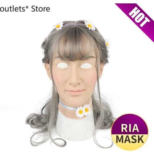 Silicone Mask Transgender Silicone Shemale Artificial Skin Cosplay Women Crossdresser Latex Dress for Male Sexy Party Supplies