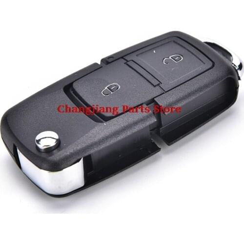 Folding Car Flip Remote Key 2 Buttons Case FOB Shell for GOLF Seat Altea Alhambra Ibiza Without Blade