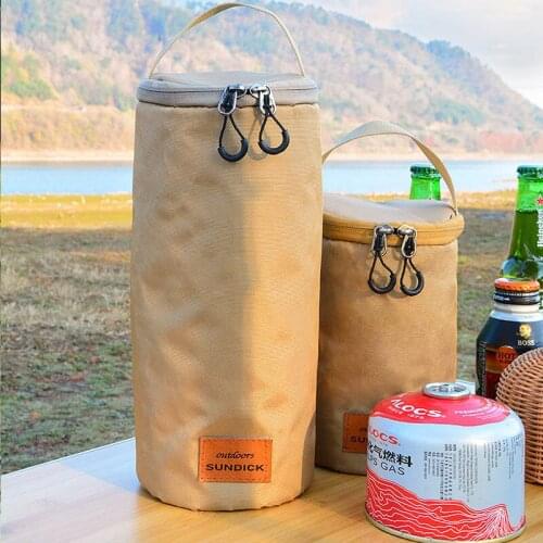 Gas Tank Protective Case Camping Fuel Storage Bag Gas Tank Cover Oxford Cloth Camp Hiking Travel Fuel Cylinder Protective Case