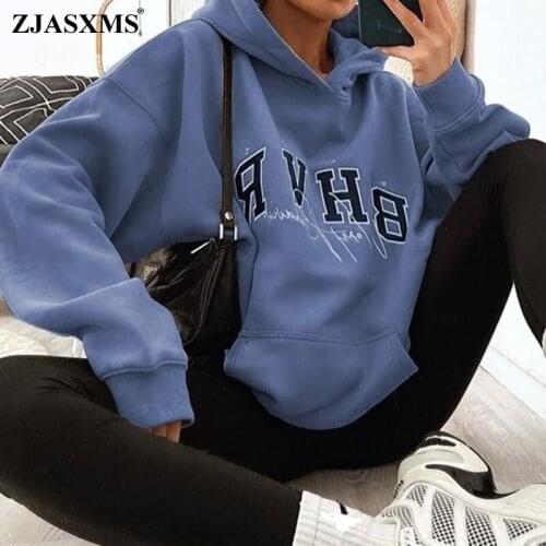 Женские толстовки с надписями ZJASXMS China At AliExpress