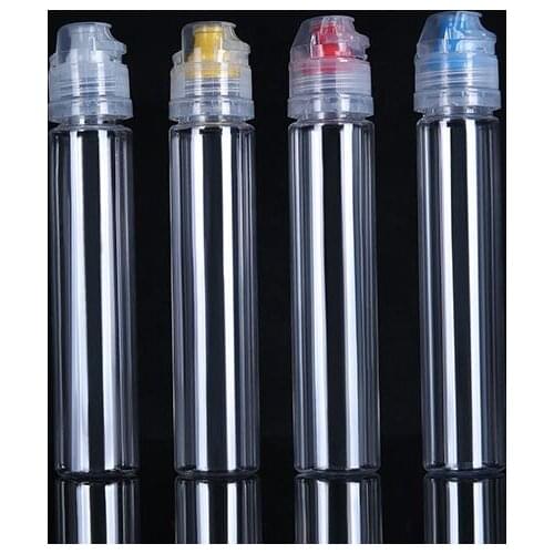 1PC Kitchen Transparent Plastic Squeeze Bottle Condiment Dispenser For Salad Sauce Ketchup Honey Container OK 0852