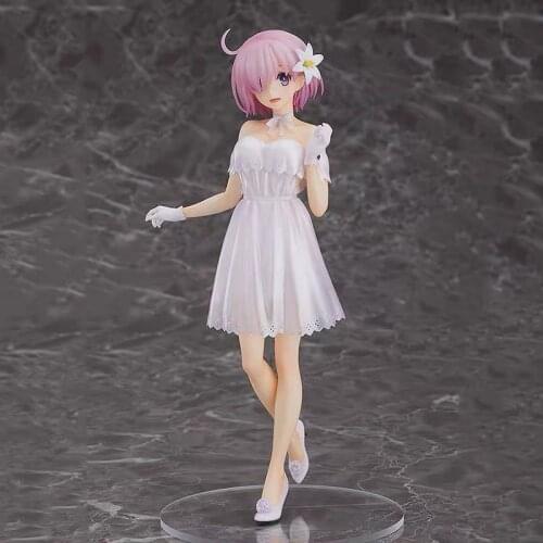 23cm Fate/Grand Order Figures SHIELDER MASH KYRIELIGHT Dress Ver. Action Figure Japanese Anime PVC Toy Collection Model Doll