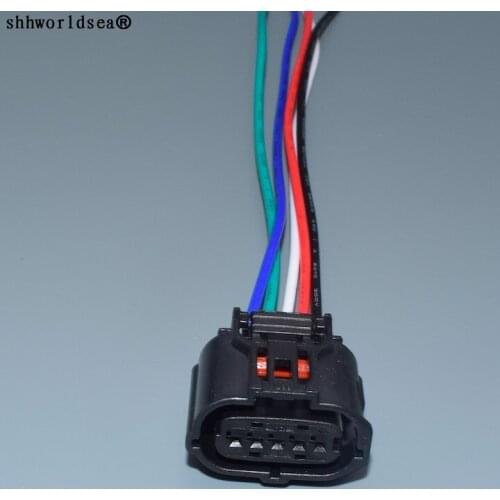 Shhworldsea 5pin Female Series 0.6mm Sensor Connector Air Flow Meter Plug 6189-1046 For Toyota