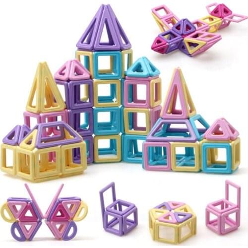 99pcs Mini Size Magnetic Blocks Educational Construction Set Models & Building Toy ABS Magnet Designer Kids Magnets Game Gift