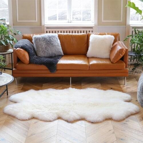 Australian wool carpet cushion wool mat whole fur one bedroom living room blanket winter warm carpet mat