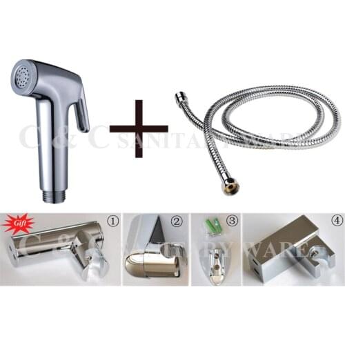 Holder As Gift!!! With 150 cm Hose, Brand Guarantee! Single Handle Superior Shattaf Plastic Bidet Sprayer Jet A301S
