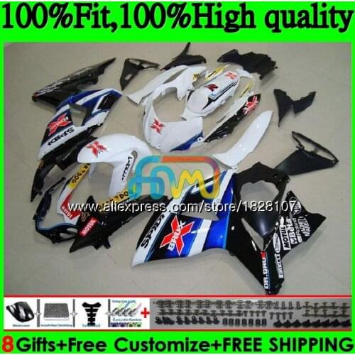 K9 For SUZUKI GSXR-1000 GSXR 1000 09 10 11 12 13 15 16 Blue X white 44BS.11 GSXR1000 2009 2010 2011 2012 2014 2015 2016 Fairing