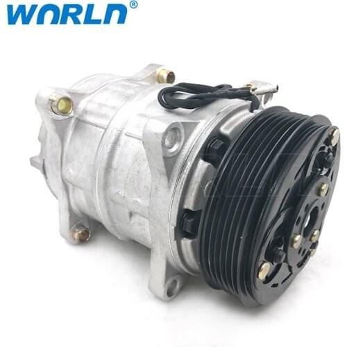 12V 6PK Truck A/C Compressor For DKS 508 Universal New Model Air Conditioning Pumps