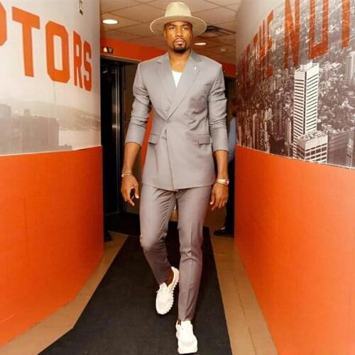 High Quality One Button Men Suits pel Groomsmen Mens Wedding Business Prom Suits Man Blazer (Jacket+Pants)