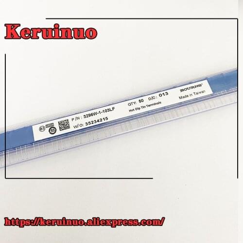 50PCS/ LOT 3296W 3296W-1-103LF 10K BOURNS